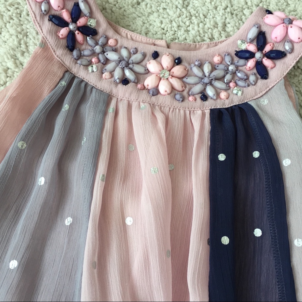 Monsoon: Girls Dress with Beading - Picture 2 of 6